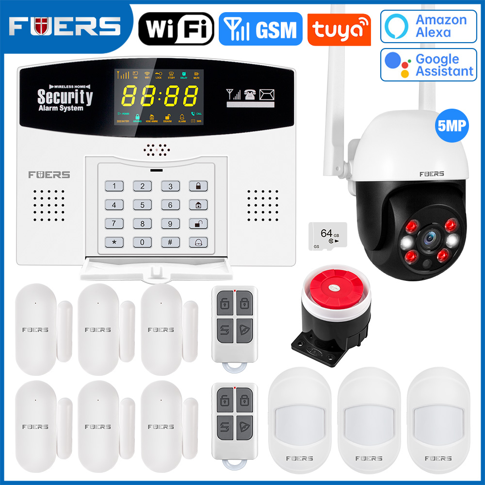 Home Security Phone Number - Fuers Tuya Smart Alarm System Kit