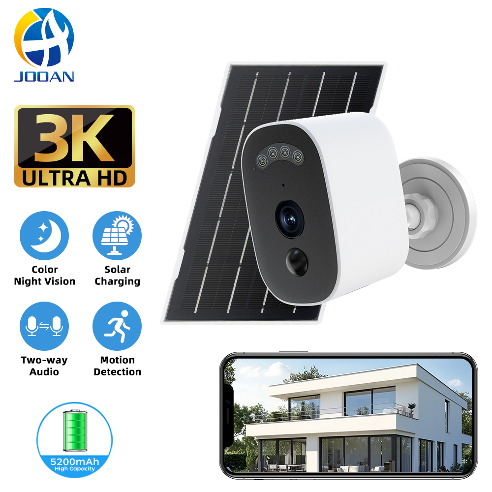 Home Security Tips - Jooan 3K HD Solar Security Camera