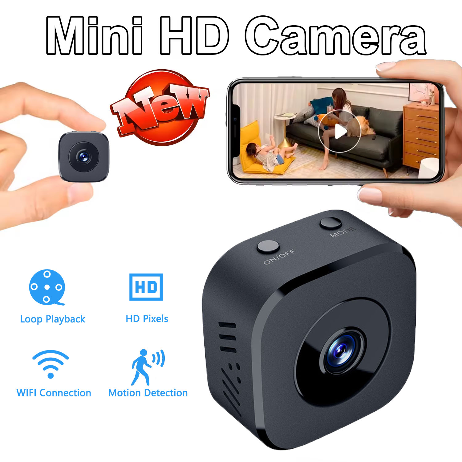 Home Security Technician - Security Camera 4K Mini Full Color