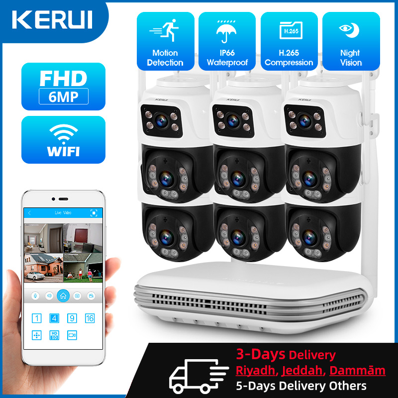 Home Security Tips - KERUI Waterproof 6MP HD Wireless Dual
