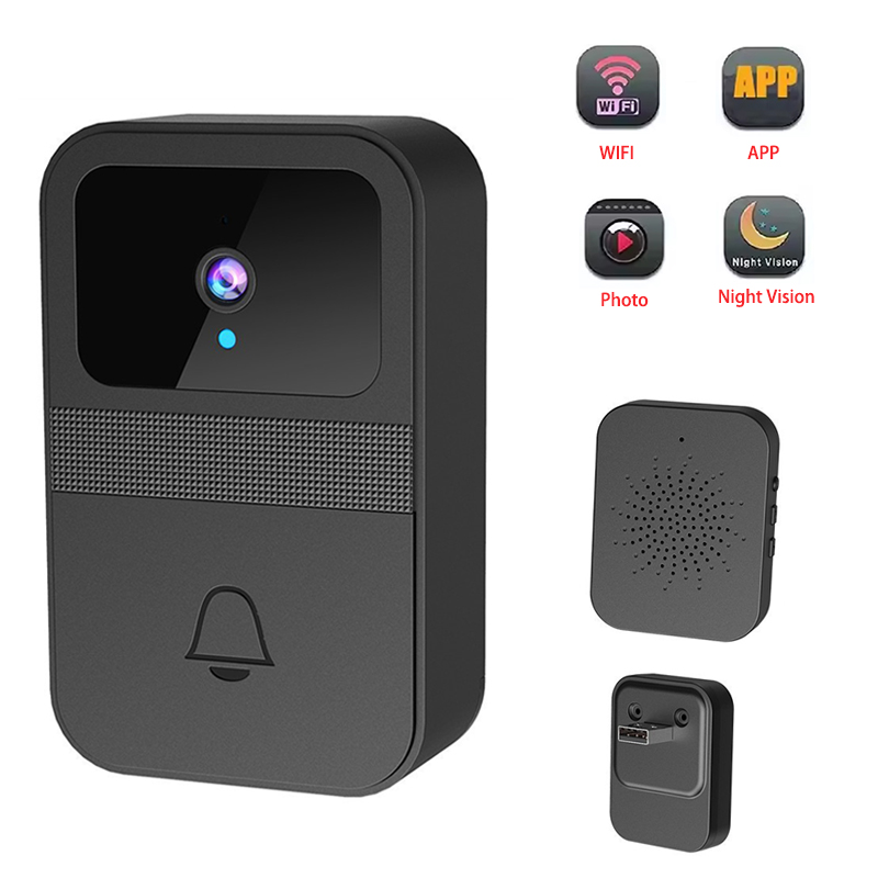 Home Security Front Door Camera - Wifi Video Doorbell Camera Photo Recording