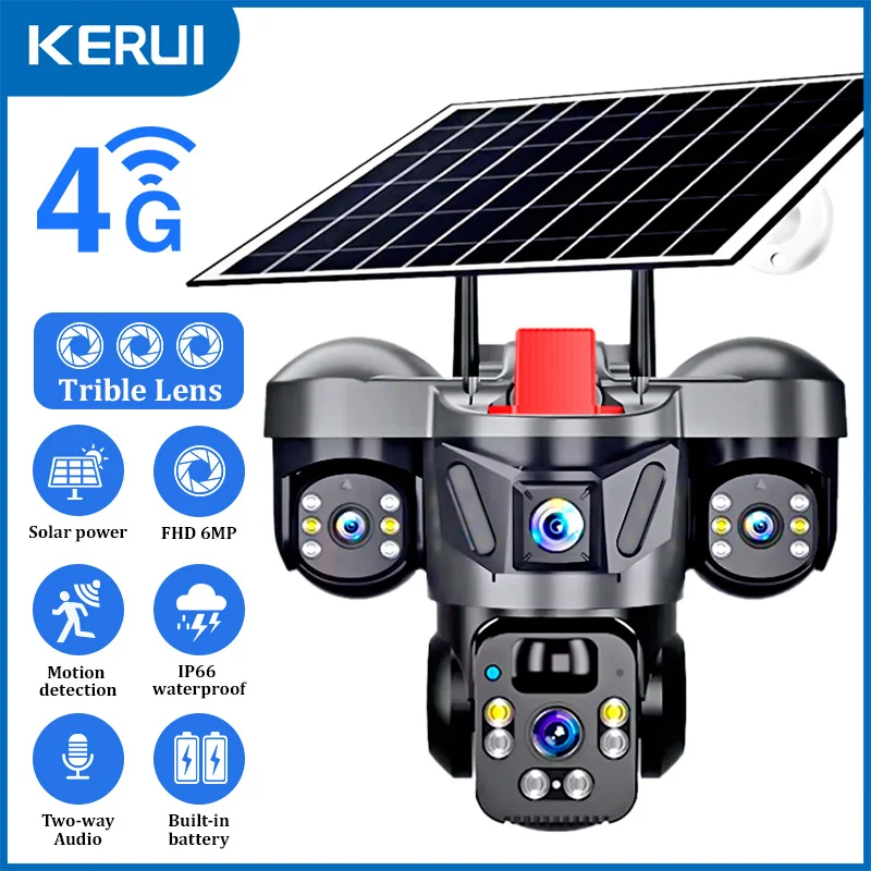 Home Security Tips - KERUI Outdoor PTZ 6MP 4G SIM