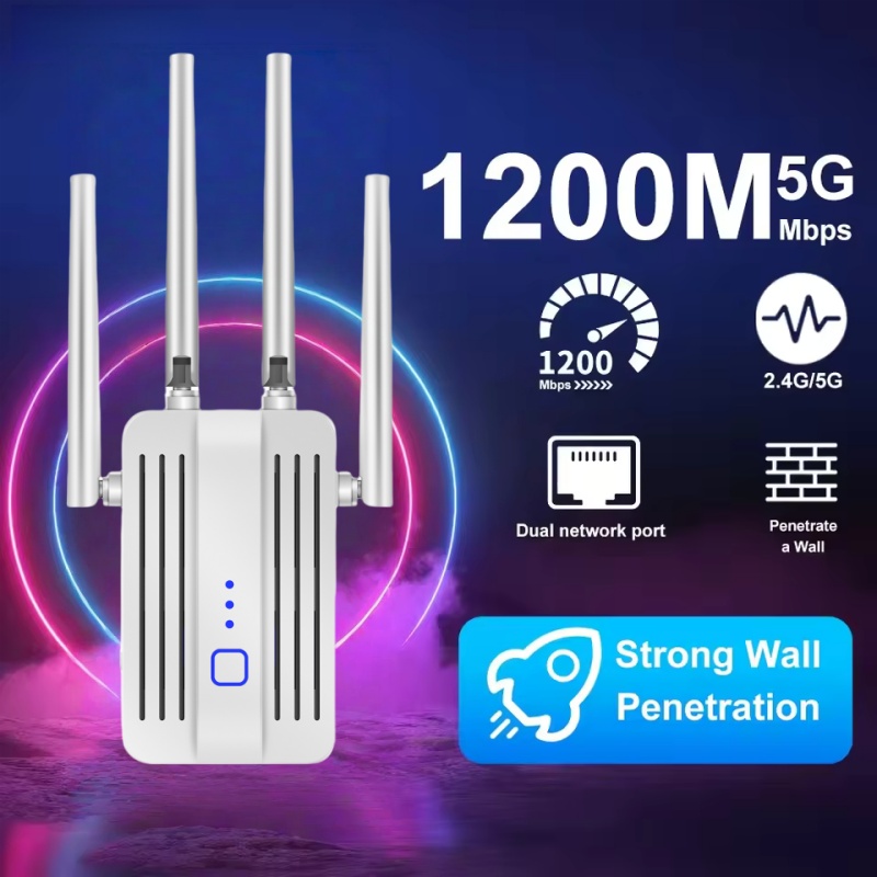 1200Mbps WiFi Repeater Extende - огляд і ціна Home Security Bundle