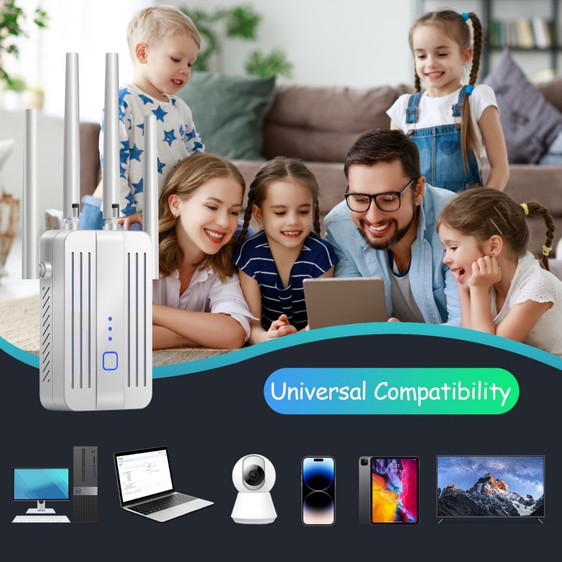 1200Mbps WiFi Repeater Extende - огляд і ціна Home Security Bundle