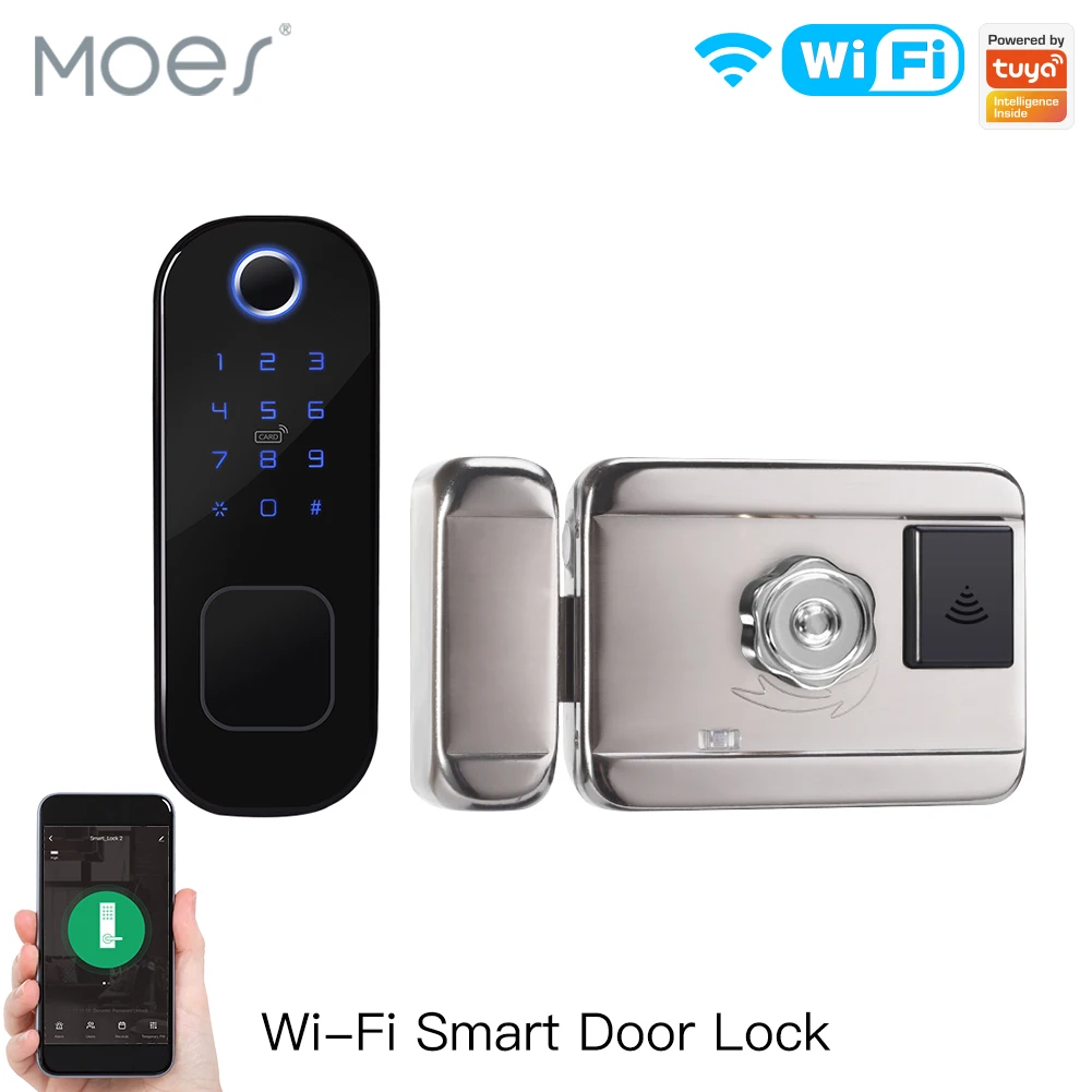 MOES WiFi Tuya Smart Lock Door - огляд і ціна Home Security Tips