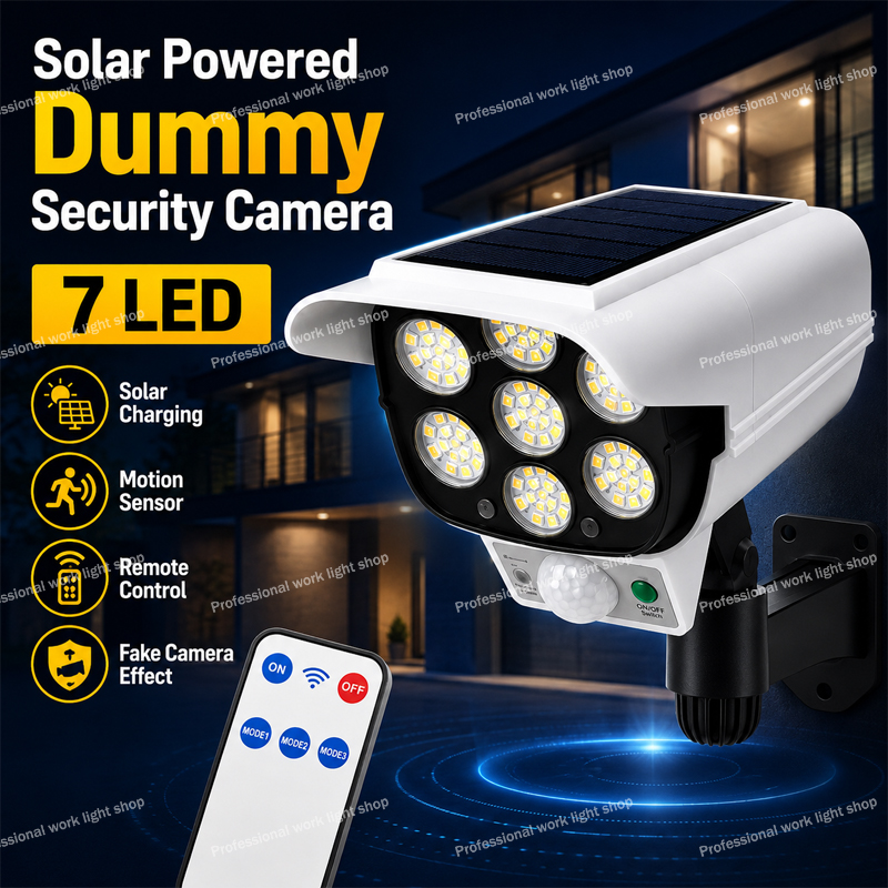 77 LED Solar Dummy Security Ca - огляд і ціна Home Security Yard Sensors