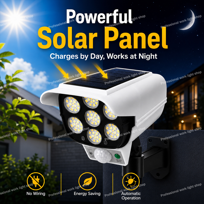 77 LED Solar Dummy Security Ca - огляд і ціна Home Security Yard Sensors