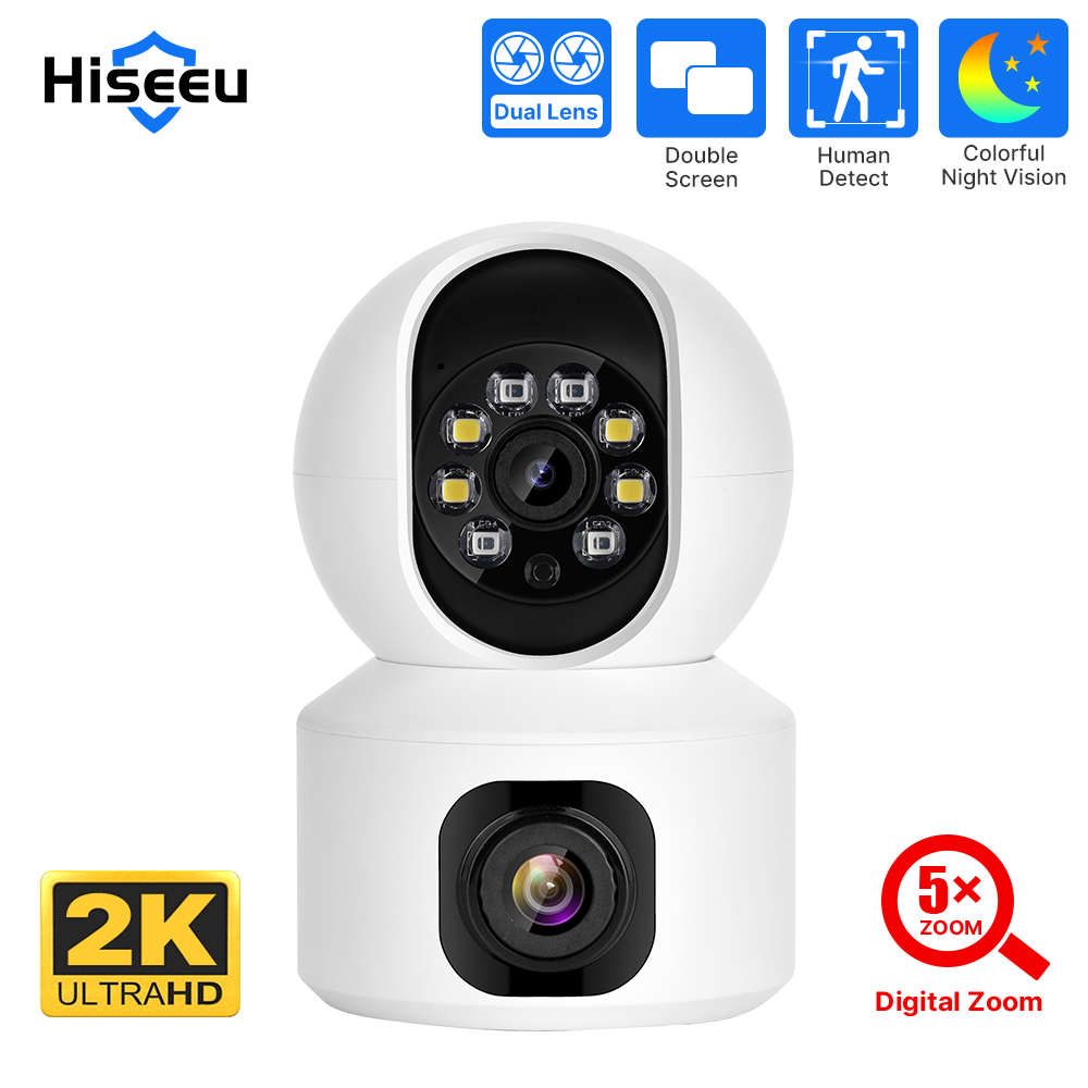 Hiseeu 2K 4MP PTZ IP Camera WI - огляд і ціна Home Security Technician