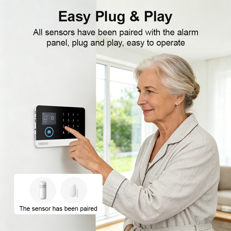 Smart Home WiFi GSM Alarm Syst - огляд і ціна Home Security Front Door Camera