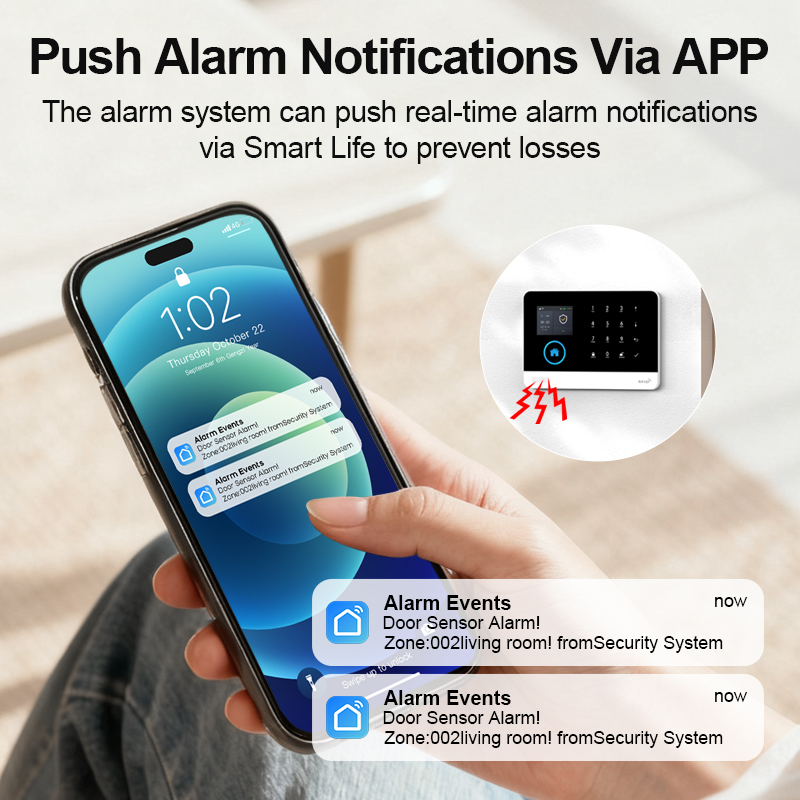 Smart Home WiFi GSM Alarm Syst - огляд і ціна Home Security Front Door Camera