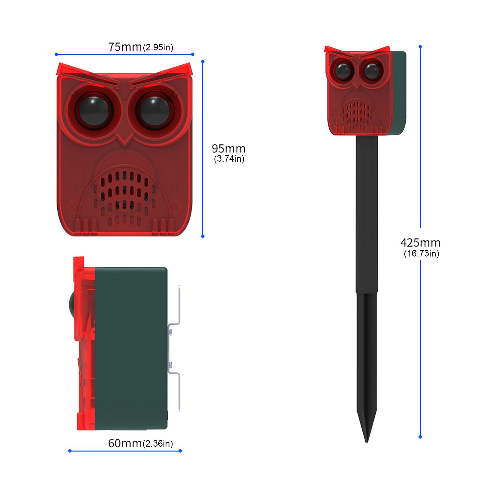 1-3PCS Solar Alarm Motion Sens - огляд і ціна Home Security Yard Sensors