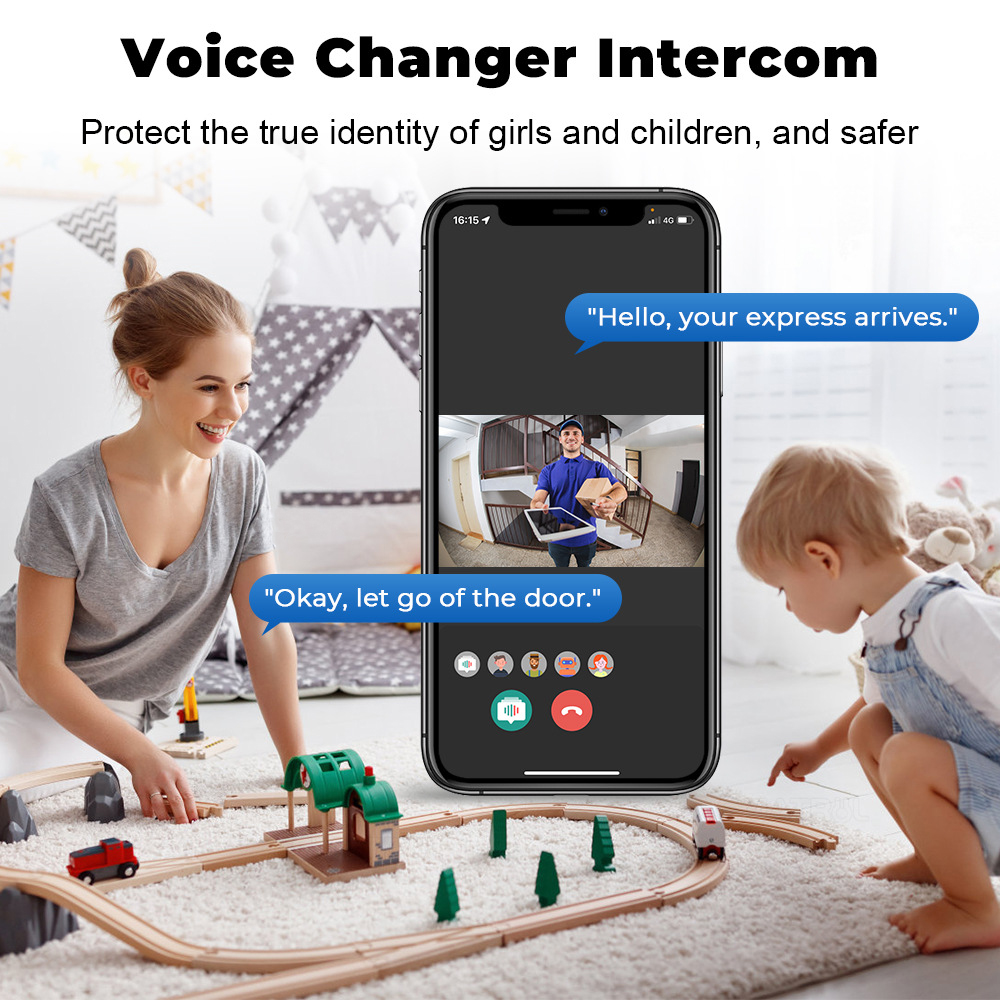 Tuya WiFi Video Doorbell Wirel - огляд і ціна Home Security Front Door Camera