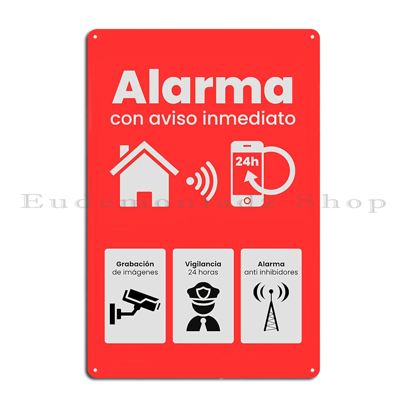 Retro 24h Alarm System Metal S - огляд і ціна Home Security Device