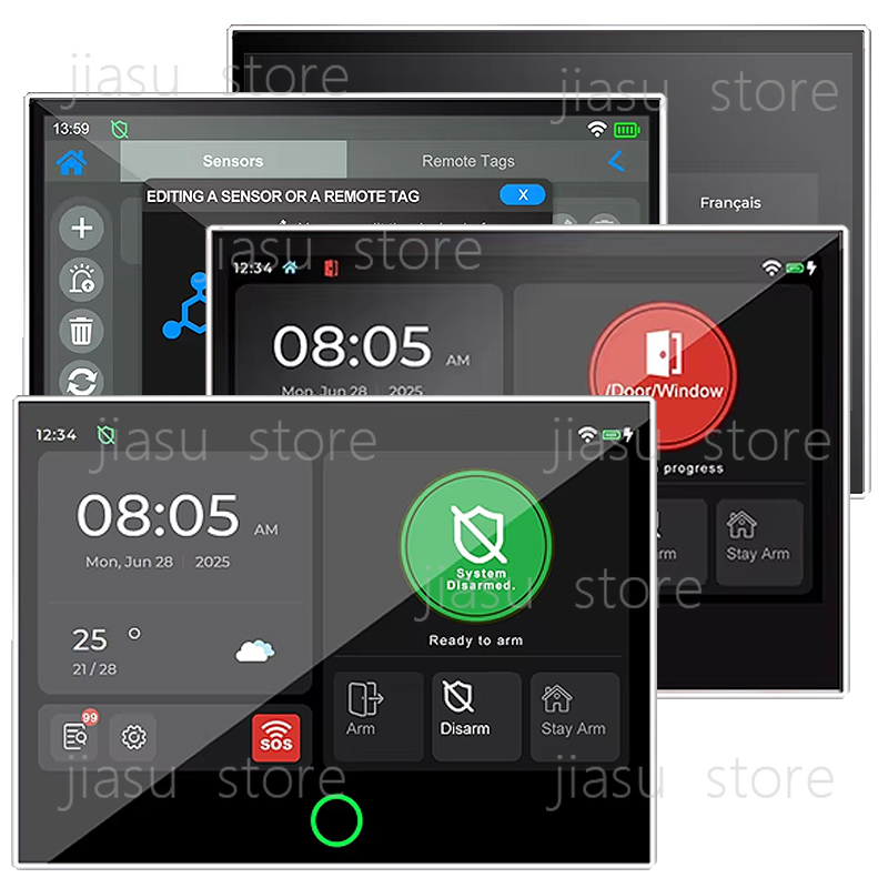 7 Inch Wired Smart Security Al - огляд і ціна Home Security Using Gsm