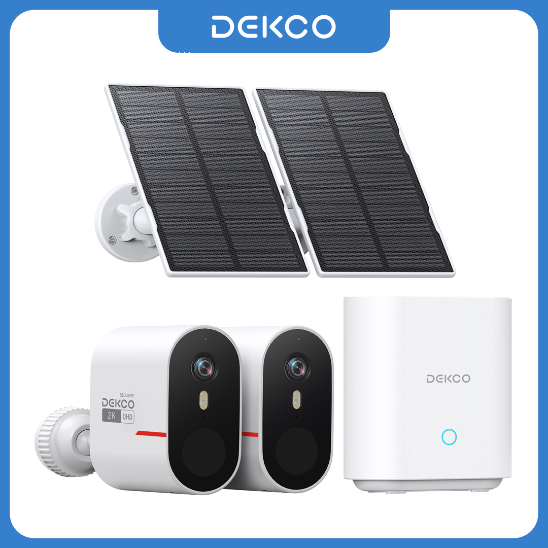 Dekco 3MP WiFi Solar Camera Sy - огляд і ціна Home Security Tips