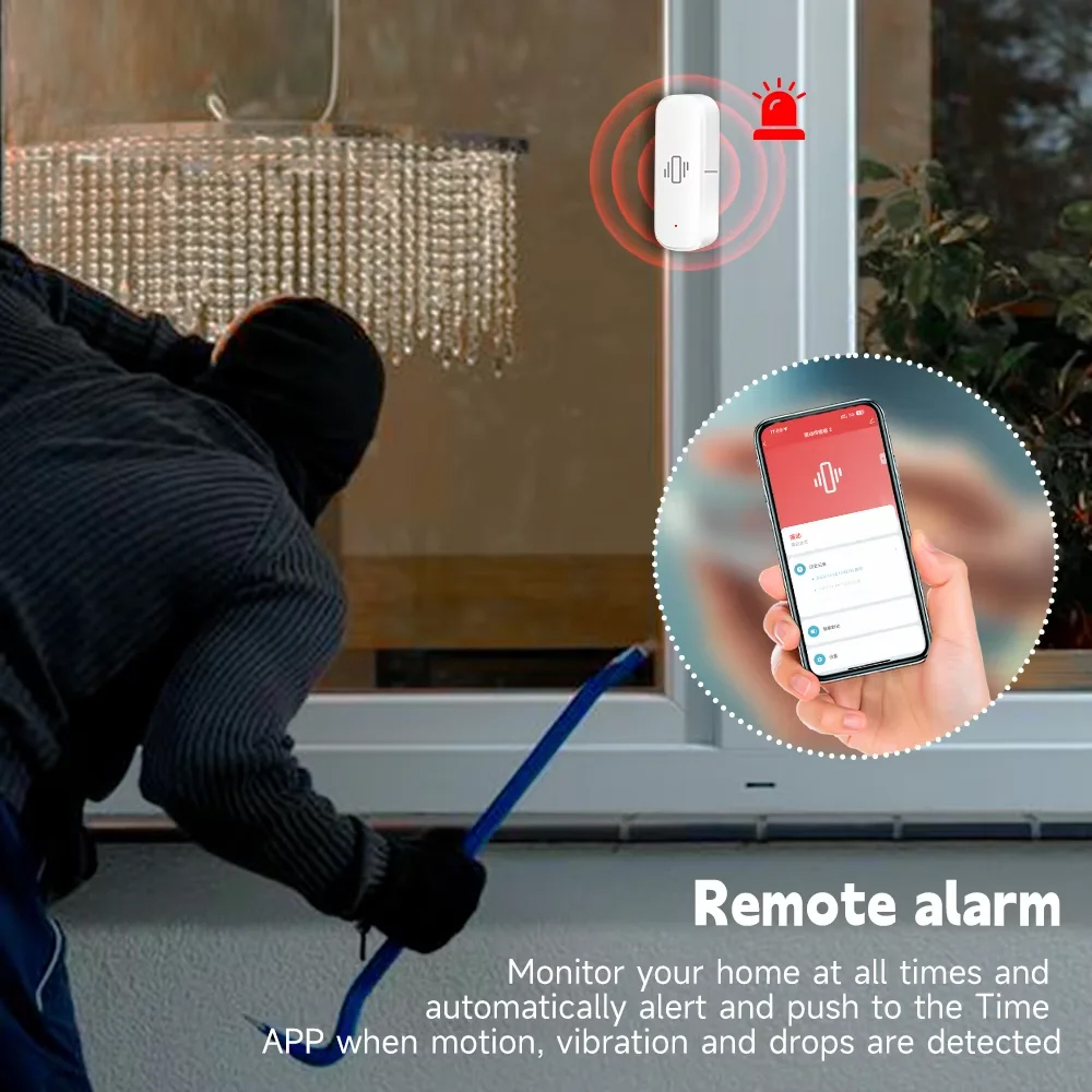 Smart ZigBee Vibration Sensor  - огляд і ціна Home Security Device