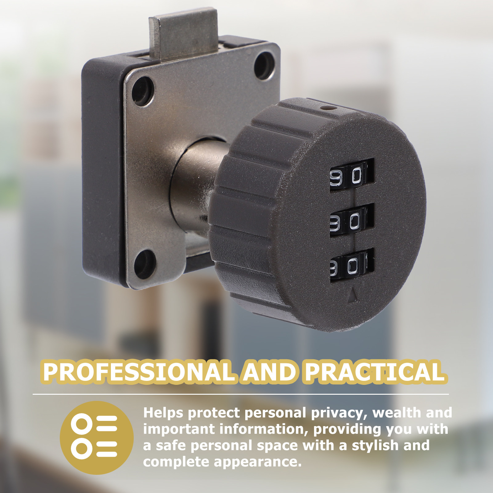 3 Digit Combination Lock for L - огляд і ціна Home Security For Doors
