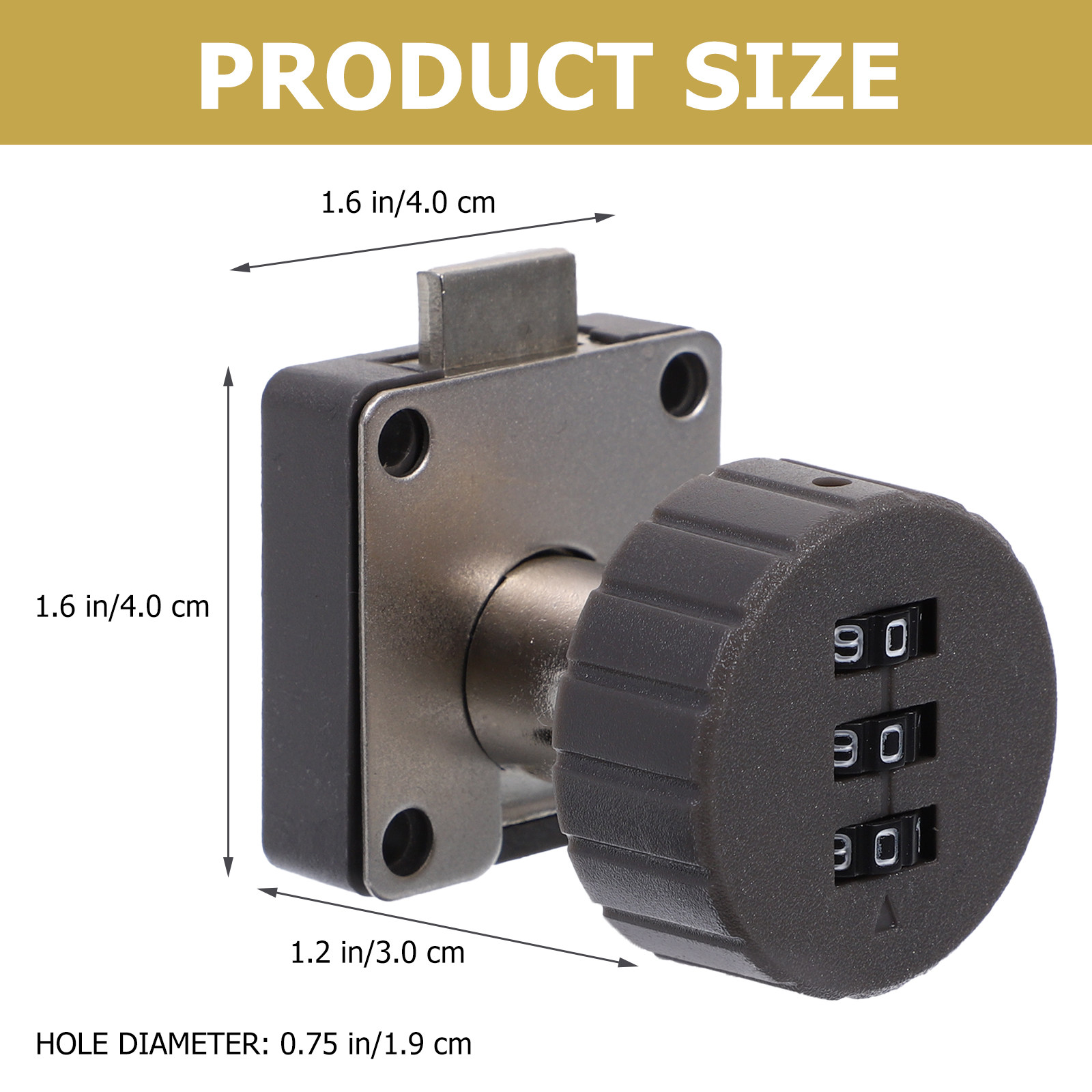 3 Digit Combination Lock for L - огляд і ціна Home Security For Doors