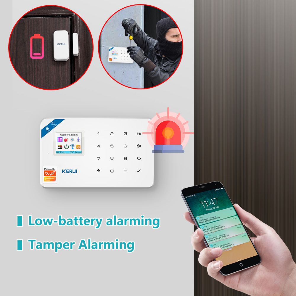 KERUI W181 Alarm System Secutr - огляд і ціна Home Security Front Door Camera