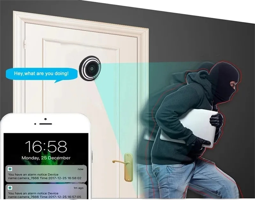 5G 2.4G WIFI 16MM Tuya Wifi Do - огляд і ціна Home Security Front Door Camera