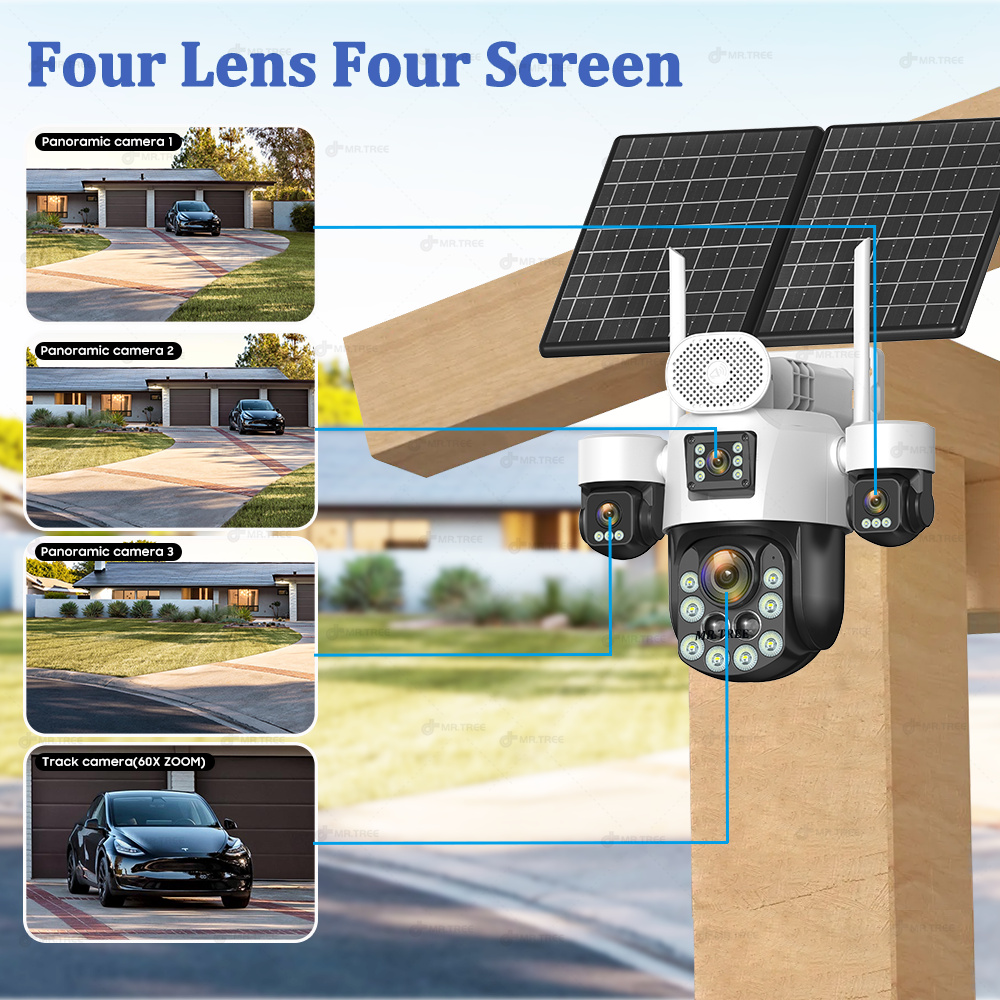 AOV Four Lens Outdoor Surveill - огляд і ціна Home Security Tips
