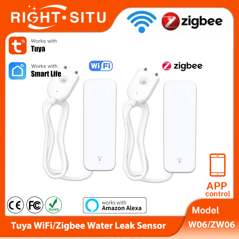 Tuya WiFi Zigbee Water Sensor  - огляд і ціна Home Security Device