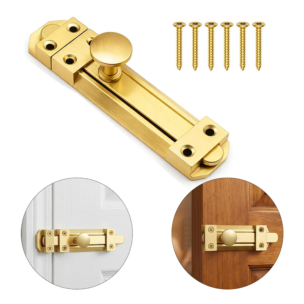 5 Inch Solid Brass Sliding Doo - огляд і ціна Home Security For Doors