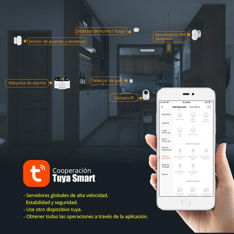 Fuers Tuya Smart Alarm System  - огляд і ціна Home Security Front Door Camera