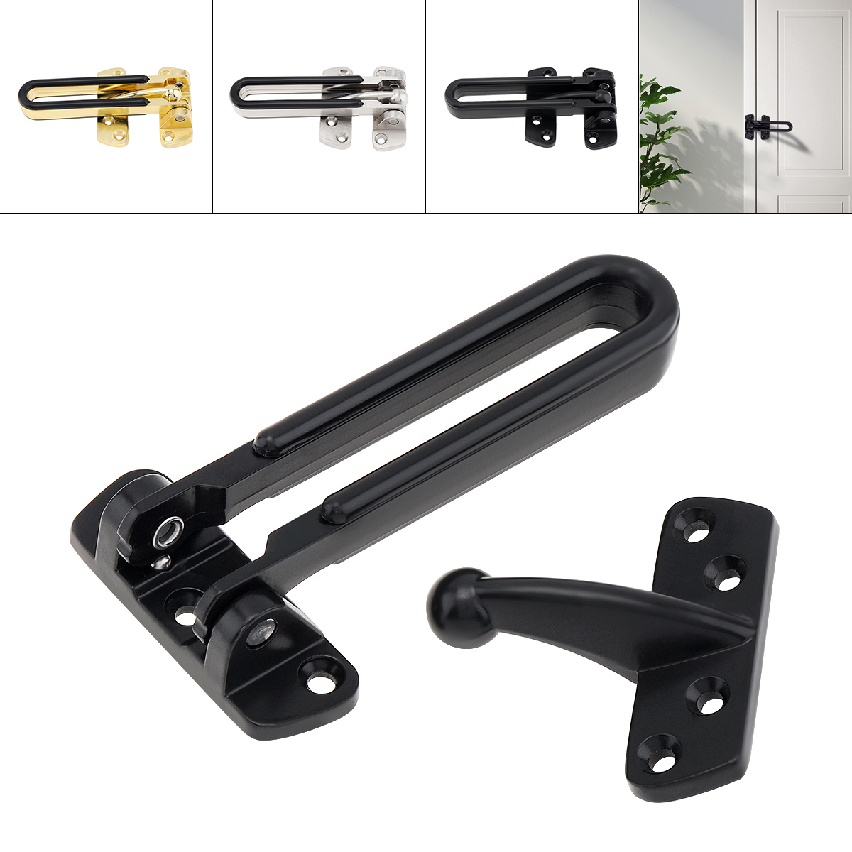 Door Chains Zinc Alloy Extende - огляд і ціна Home Security Bundle