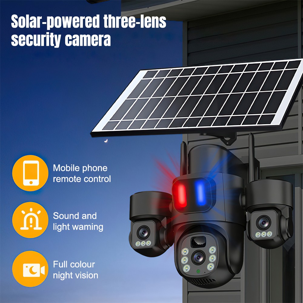 Solar WiFi PTZ Camera Outdoor  - огляд і ціна Home Security Tips