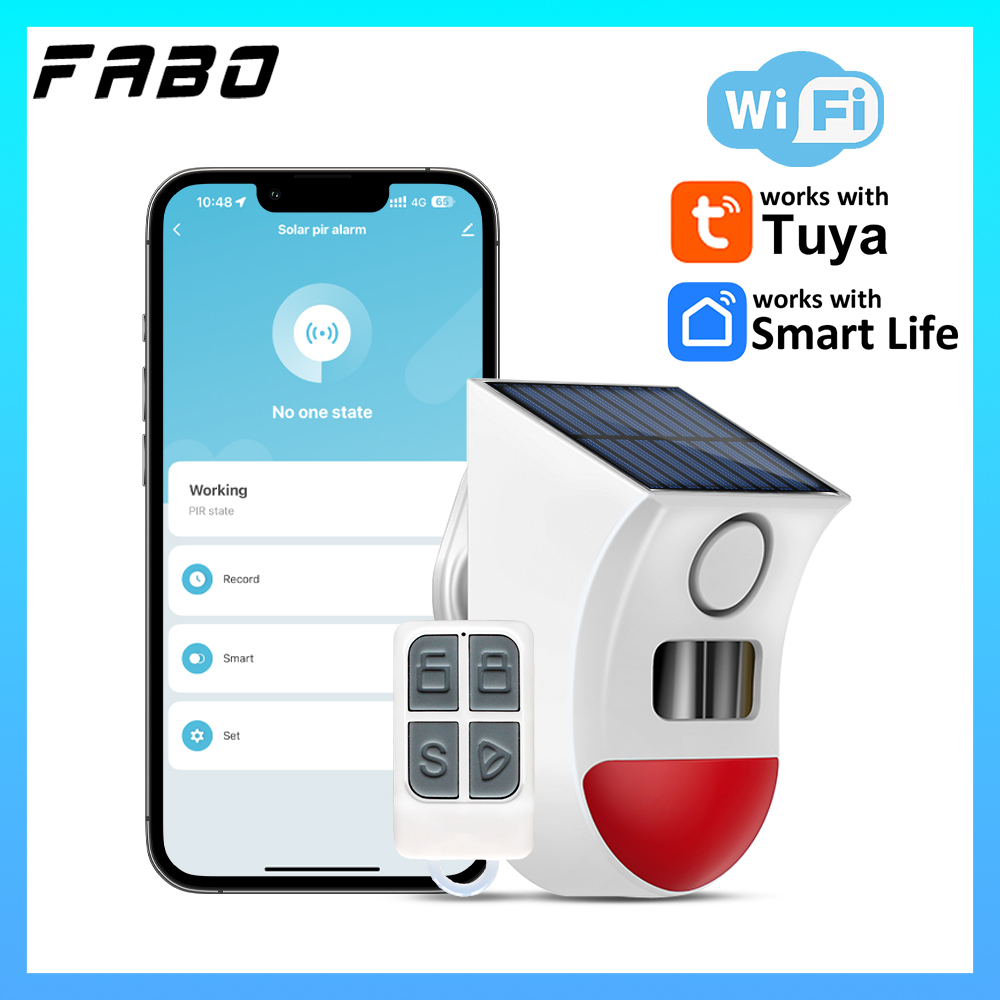 Tuya WiFi Solar Motion Sensor  - огляд і ціна Home Security Yard Sensors