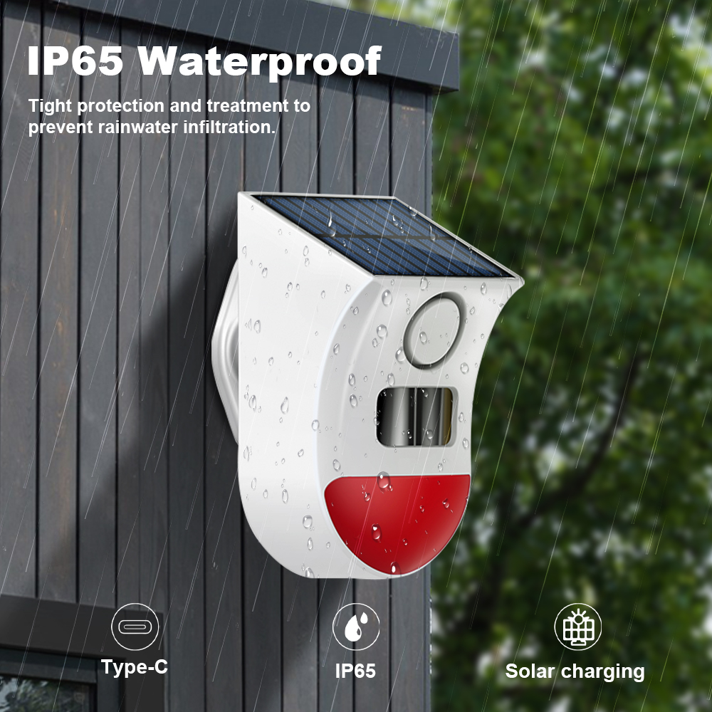 Tuya WiFi Solar Motion Sensor  - огляд і ціна Home Security Yard Sensors