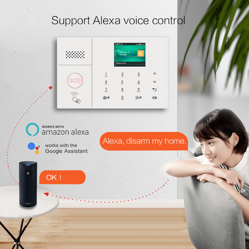 Best SalesTUYA Wireless Alarm  - огляд і ціна Home Security Using Gsm