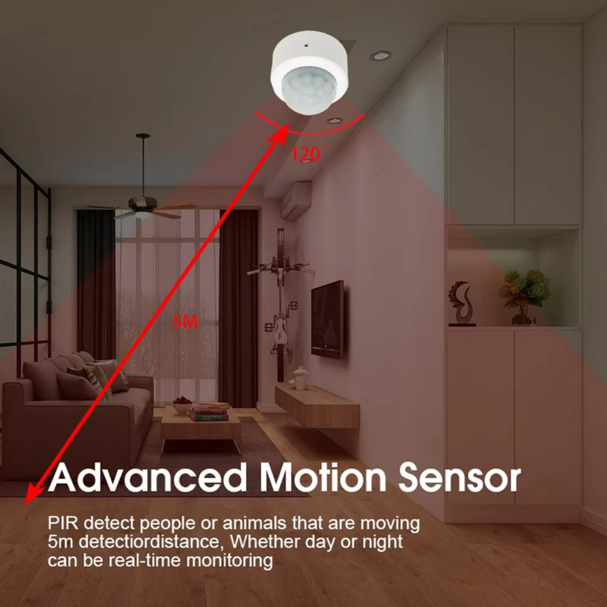 Zigbee3.0 Mini PIR Human Motio - огляд і ціна Home Security Device