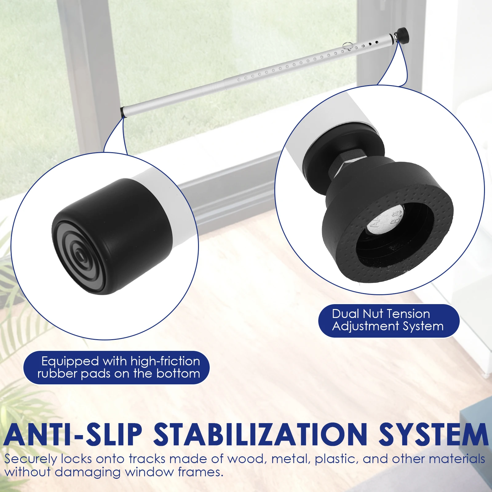 1/2Pcs Sliding Door Security B - огляд і ціна Home Security Jammers