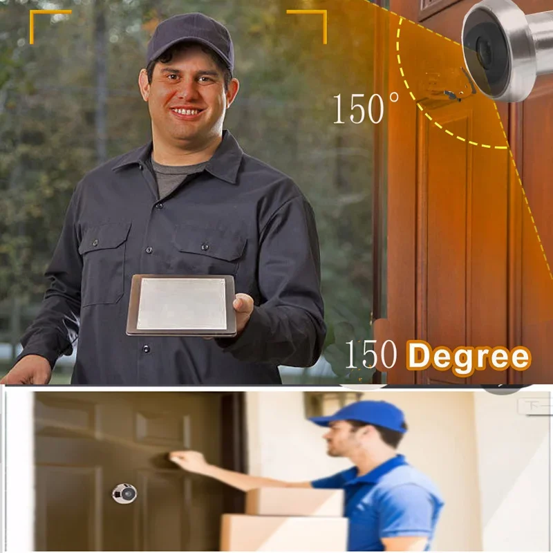 V380 2.4G  WiFi IR Door Eye Ca - огляд і ціна Home Security Front Door Camera