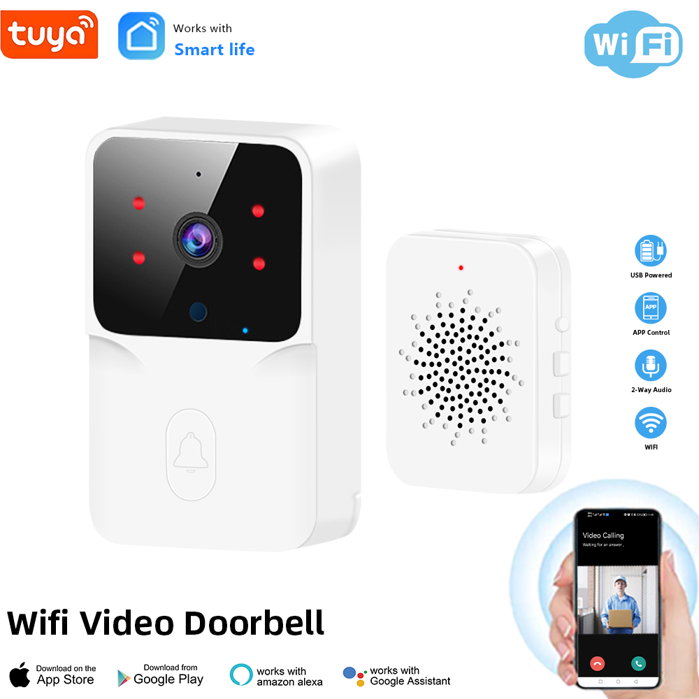 Tuya WiFi Video Doorbell Wirel - огляд і ціна Home Security Front Door Camera