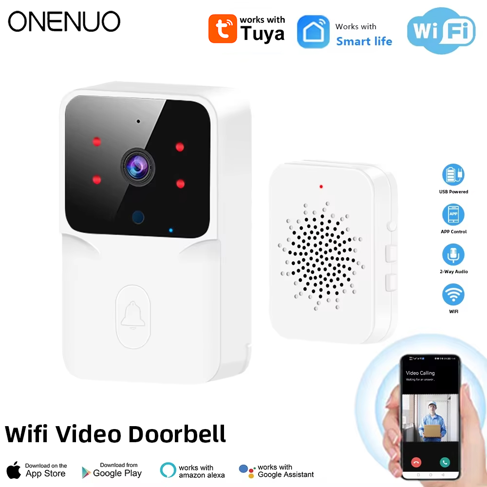 Tuya WiFi Video Doorbell Wirel - огляд і ціна Home Security Front Door Camera