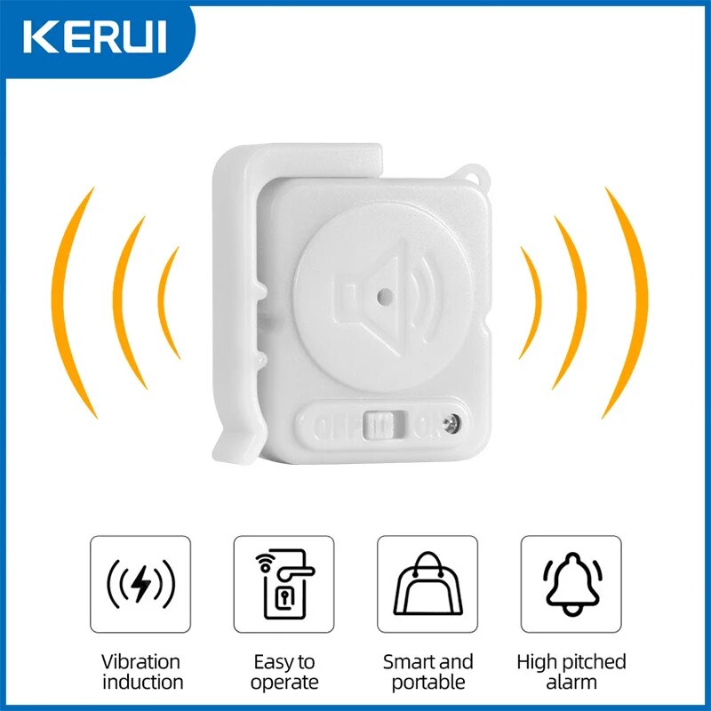 KERUI Wireless Vibration Alarm - огляд і ціна Home Security For Doors