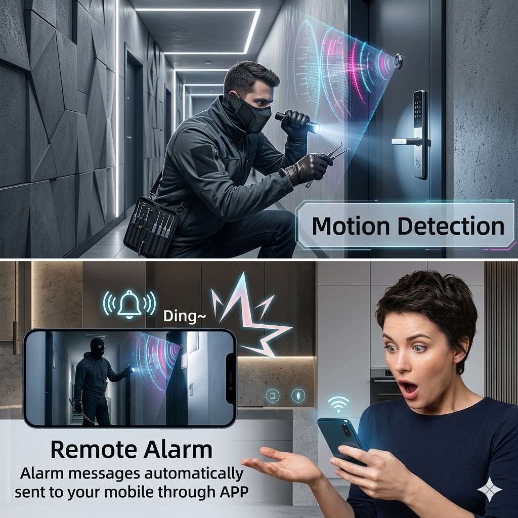 180° 3MP 2K Peephole Camera,5G - огляд і ціна Home Security Front Door Camera